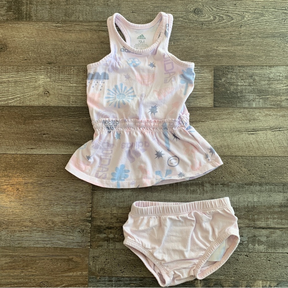 Adidas 0-3 month dress